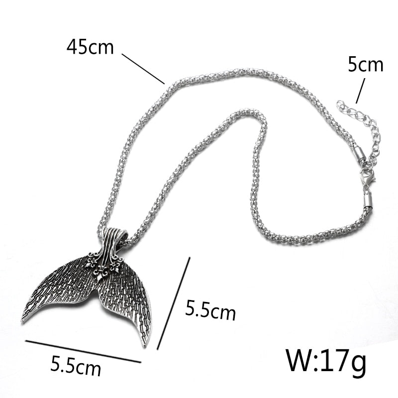 Antique Whale Tail Necklaces