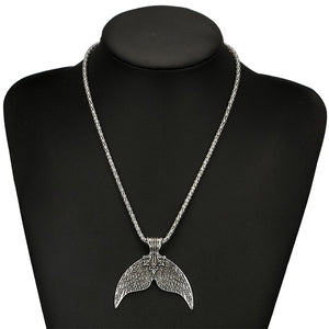 Antique Whale Tail Necklaces