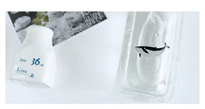 Whale Glass Water Bottle (1000ml)