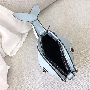 Mini Whale Leather Handbag