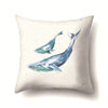 Whale Throw Pillow Cover