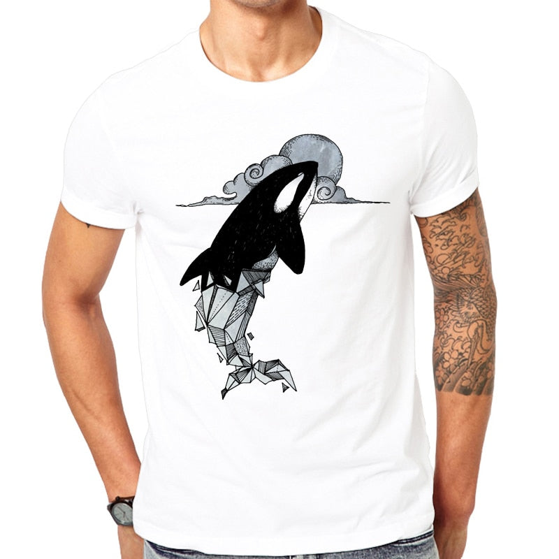 T-shirt “Cubic Orca"