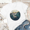 Whale Painting T-Shirt for Women